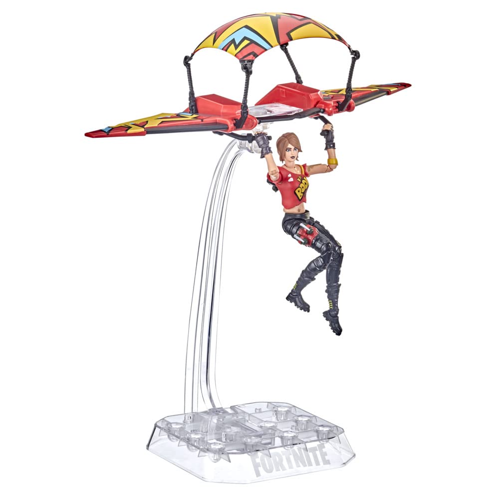 Hasbro Wild Blast glider pairs with TNTina figure for dynamic poses.