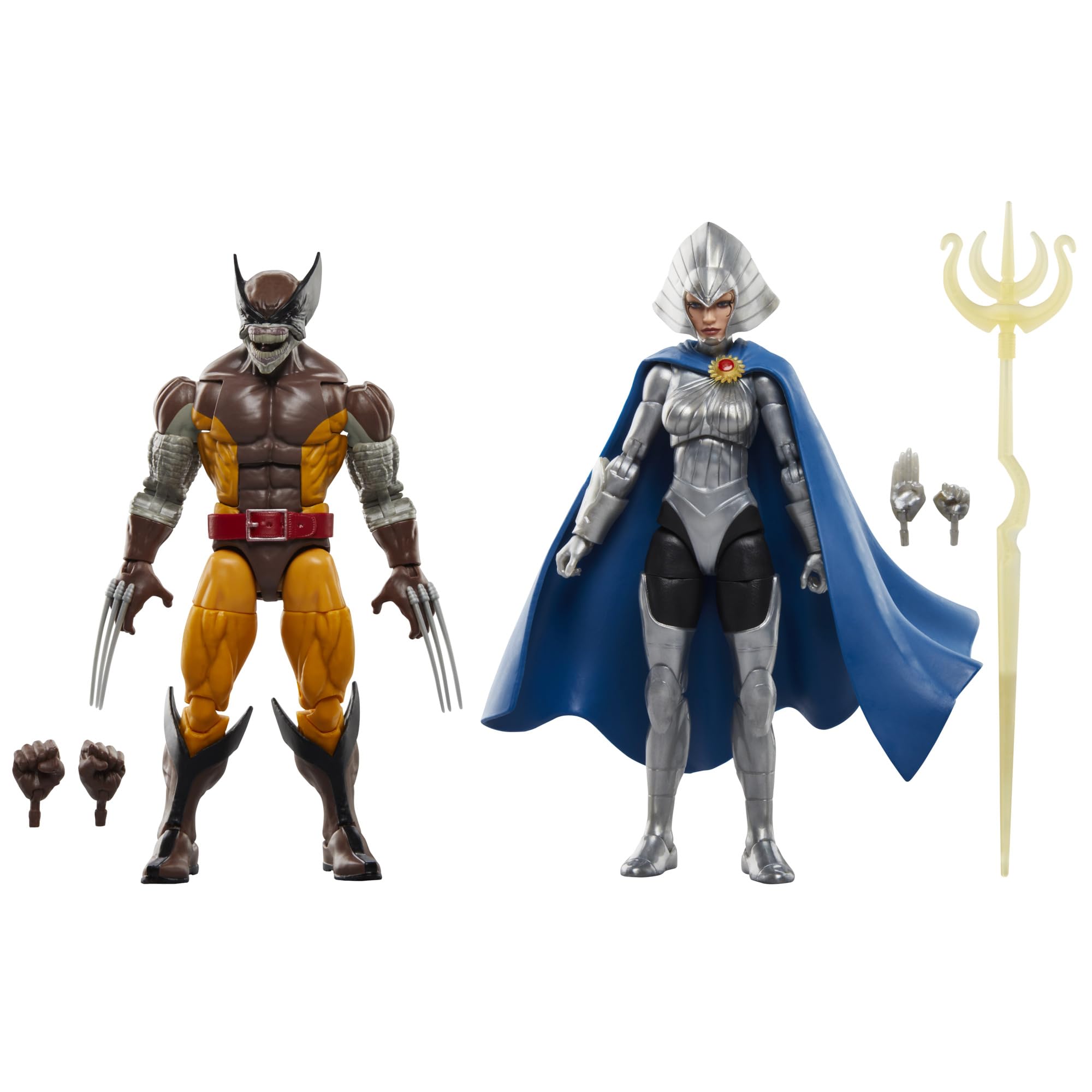 Hasbro Wolverine brood-infected-form figure, ideal for dynamic display.