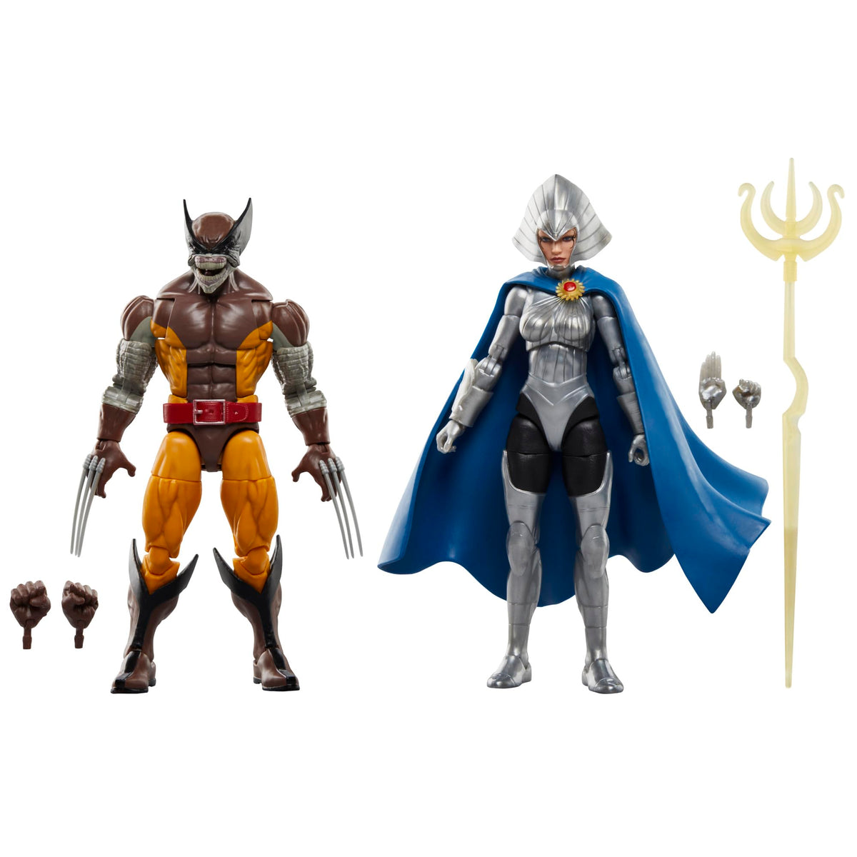 Hasbro Wolverine brood-infected-form figure, ideal for dynamic display.