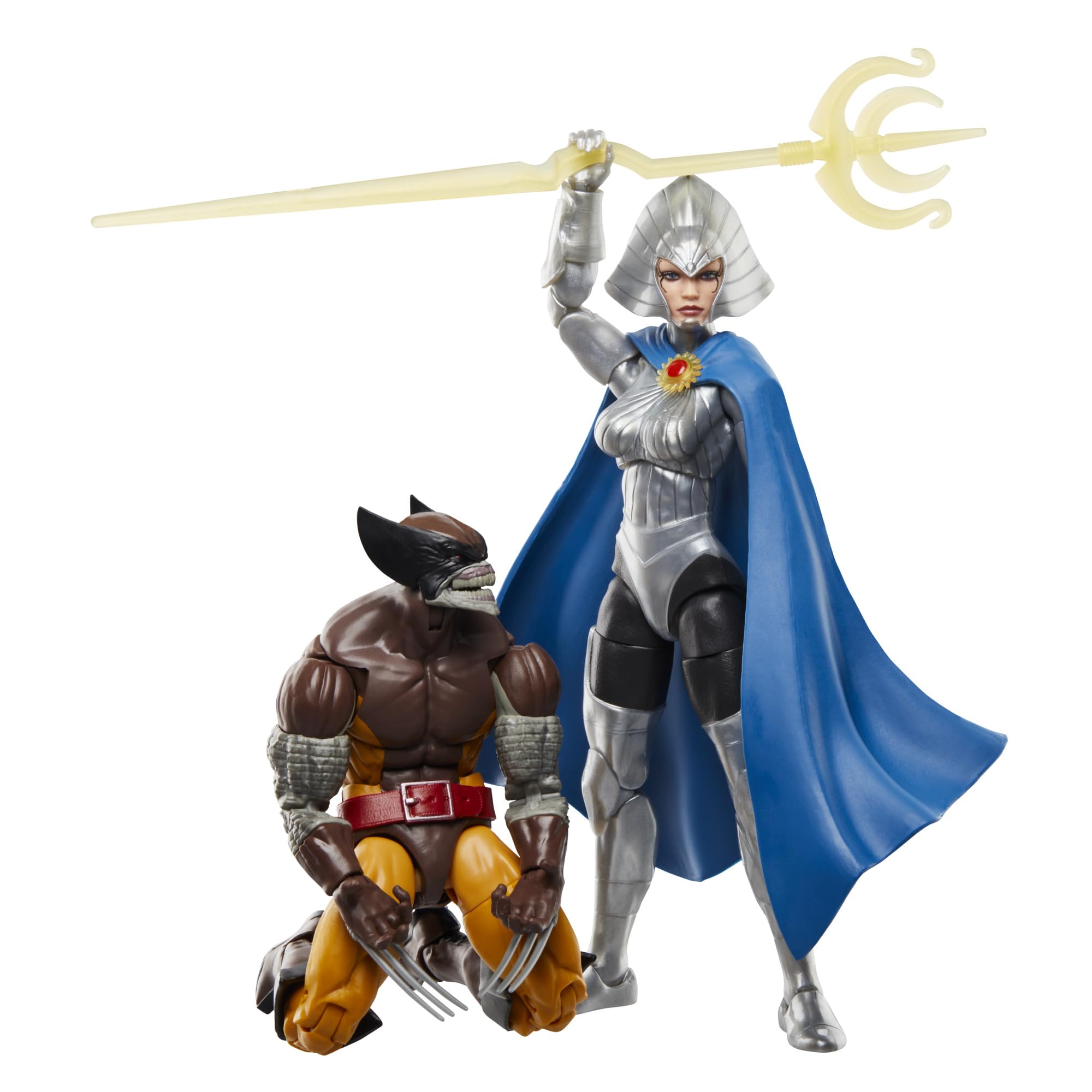 Hasbro Wolverine fully poseable figure enables lifelike action poses.