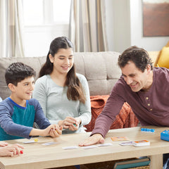 Players competing in a bustling, fast paced game session