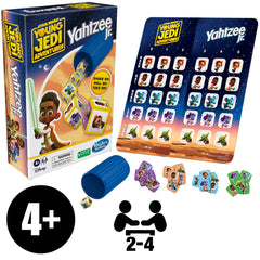 Kai and Yoda dice illustrate characters used for matching.