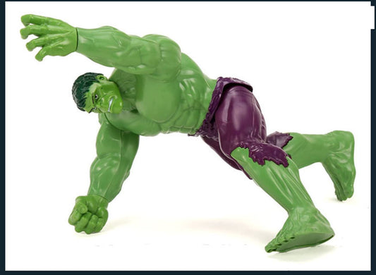 HasbroSeries Hulk 12-inch figure side pose suitable for dynamic display.