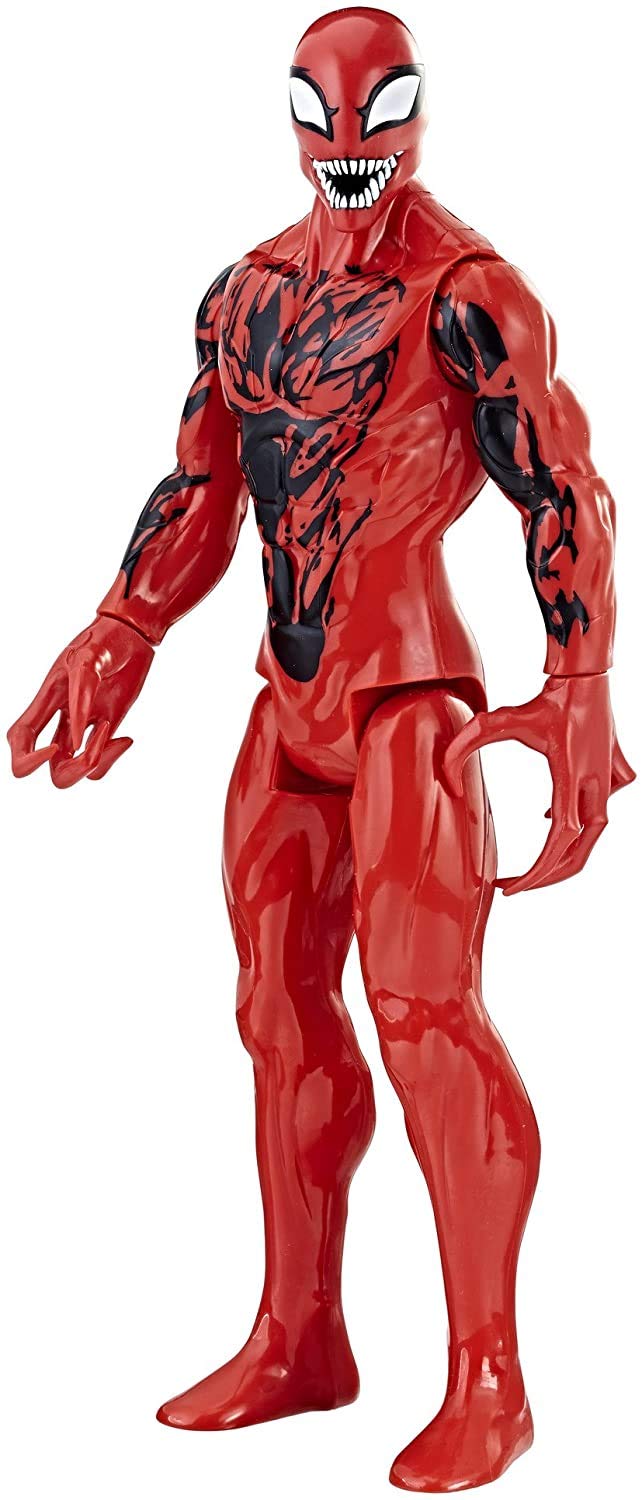 HASBROSERIES Carnage red symbiote design with classic movie-inspired look for epic play.