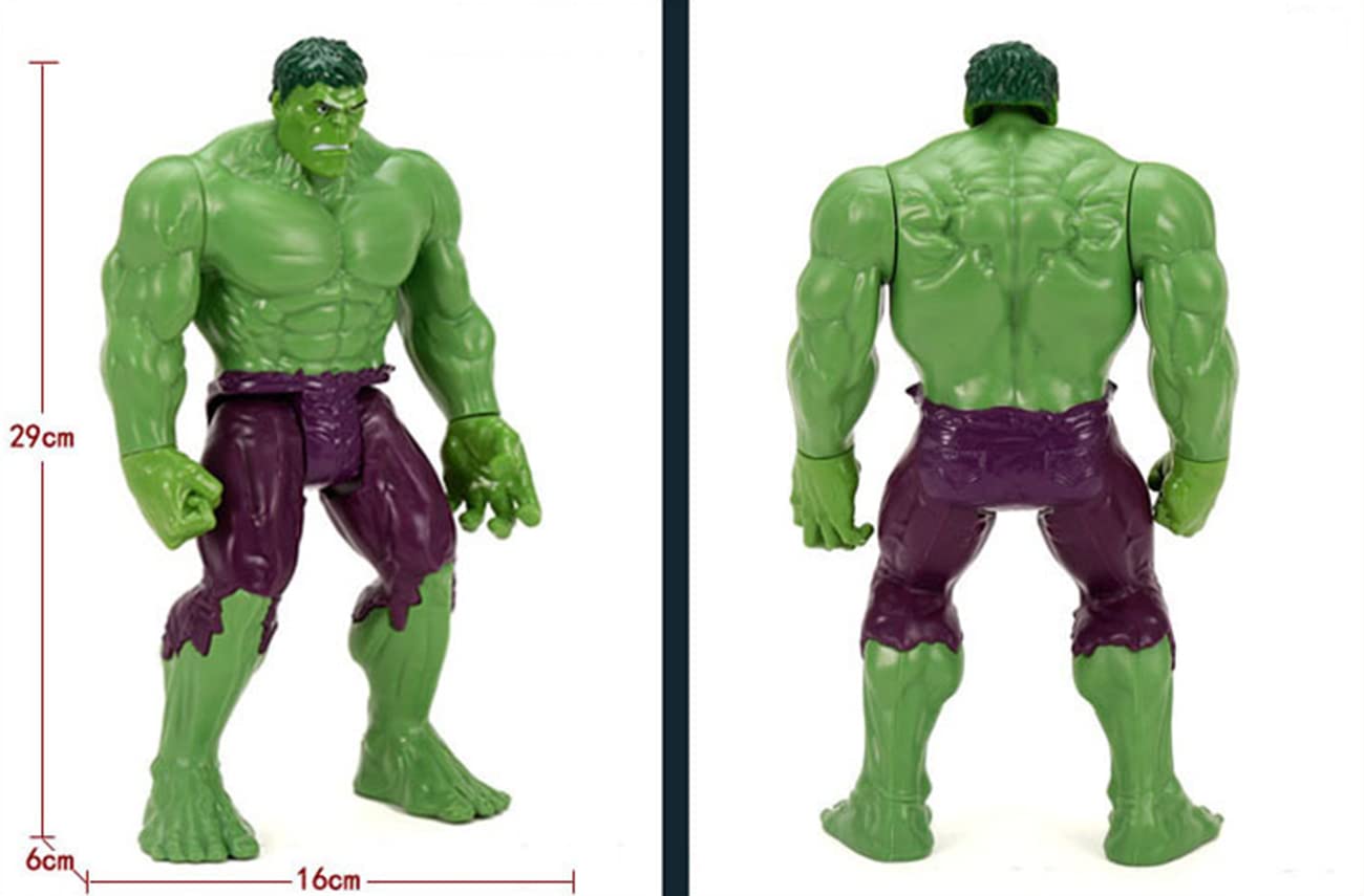 HasbroSeries Titans Hero Hulk 12-inch height ideal for shelf display.