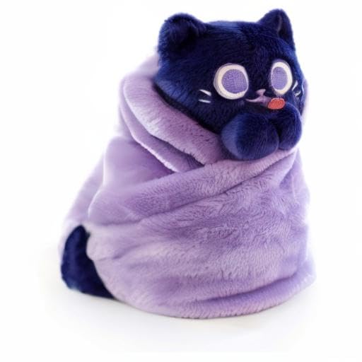 Hashtag Collectibles Purritos Series3 Sesame burrito-detail image showcases whimsical art and cozy charm