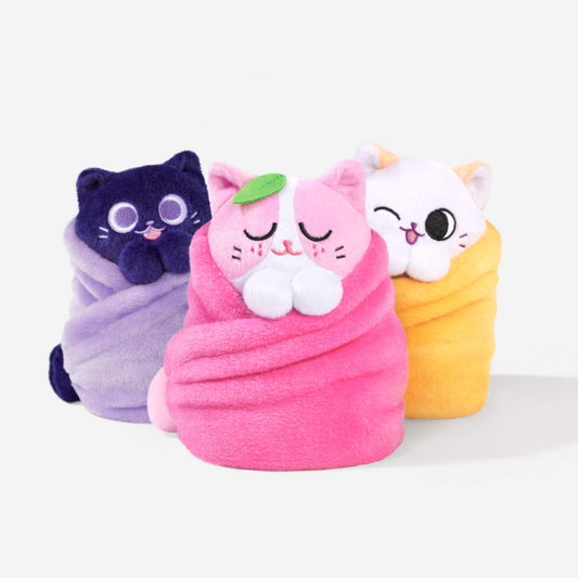 Hashtag Collectibles Purritos Series3 Sesame unwrap foil — foiled packaging enhances an immersive unboxing