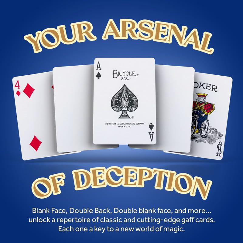 Hat Trick Magic double blank gaff card ideal for reveal effects