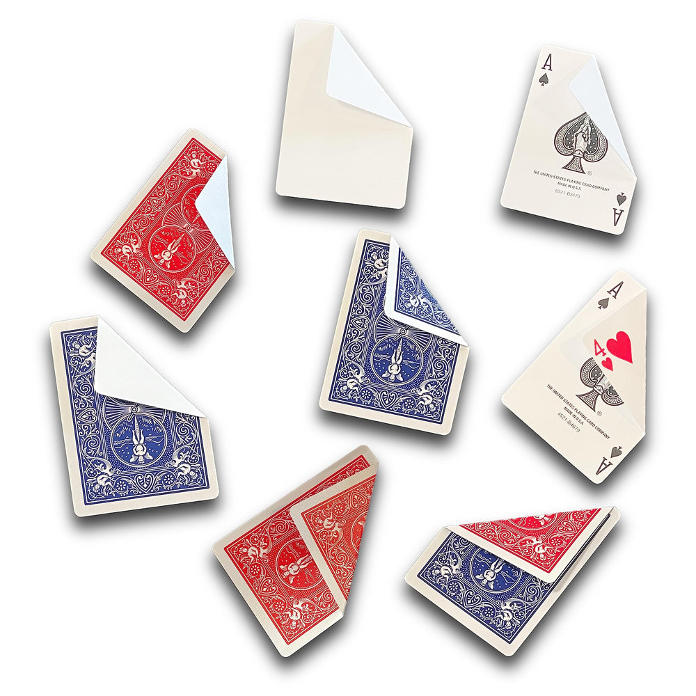 Hat Trick Magic double face gaff card for seamless misdirection
