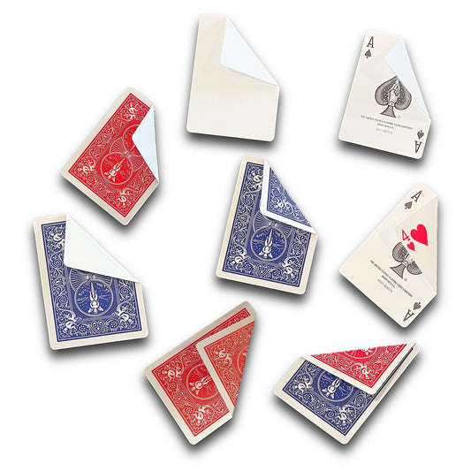 Hat Trick Magic double face gaff card for seamless misdirection