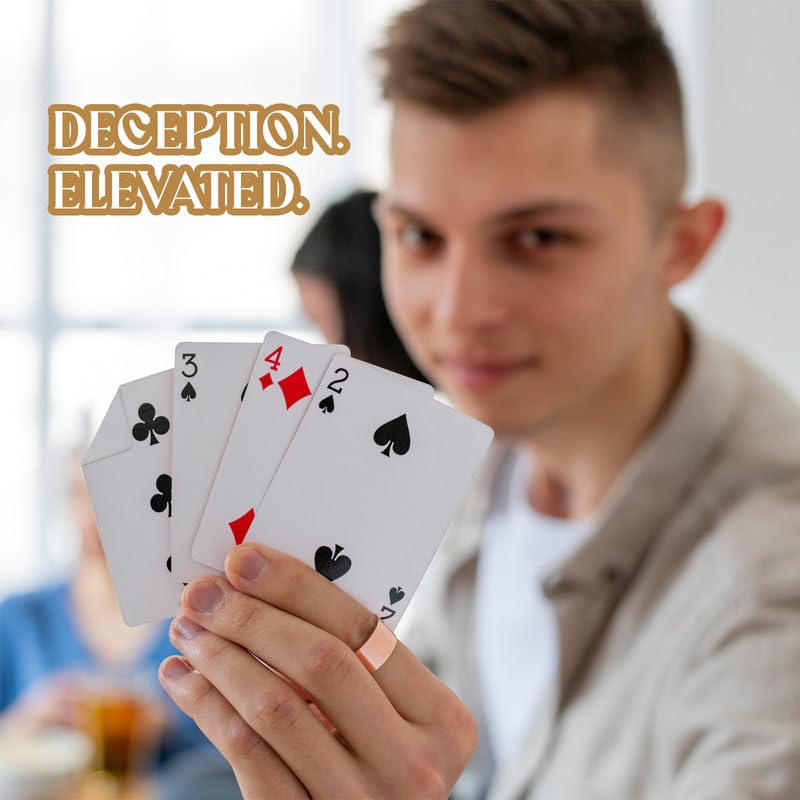Hat Trick Magic red double back gaff card for bold illusions