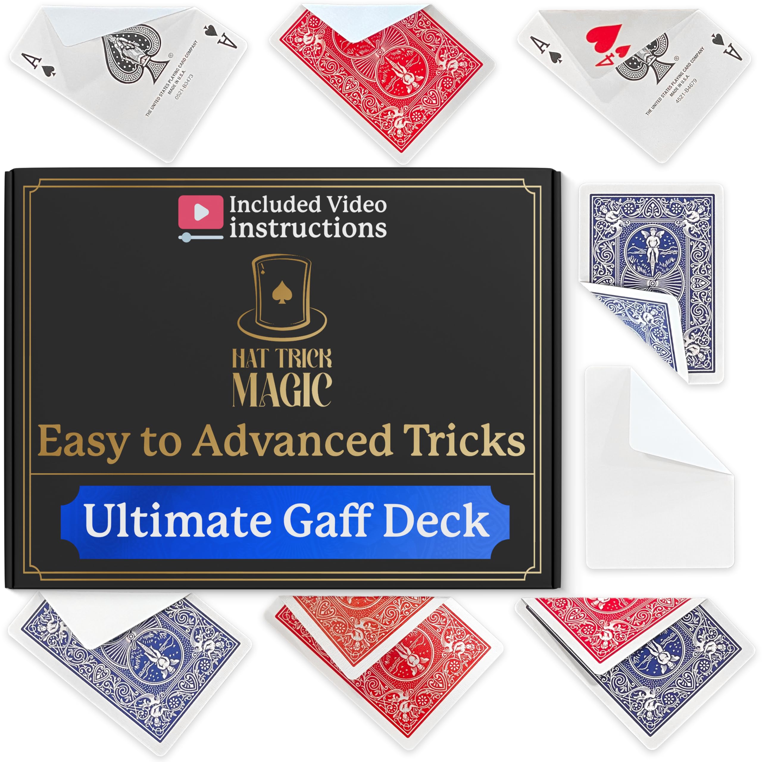 Hat Trick Magic ultimate mixed gaff deck for versatile tricks