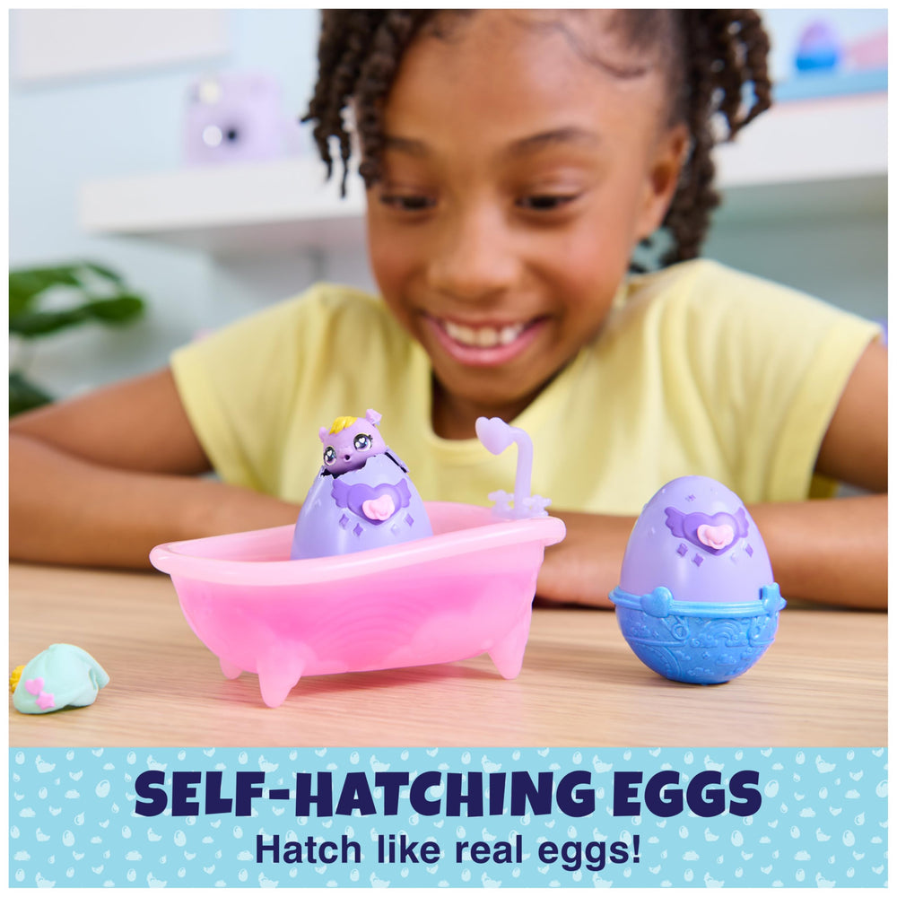 Hatchimals Alive color-change water reveals bright shifts in cold and warm moments
