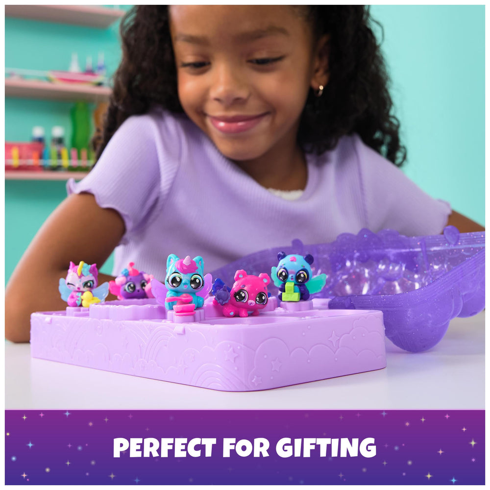 Hatchimals Alive Neon Rainbow Accessories Bowls and Spoon: feeding and nurture play.