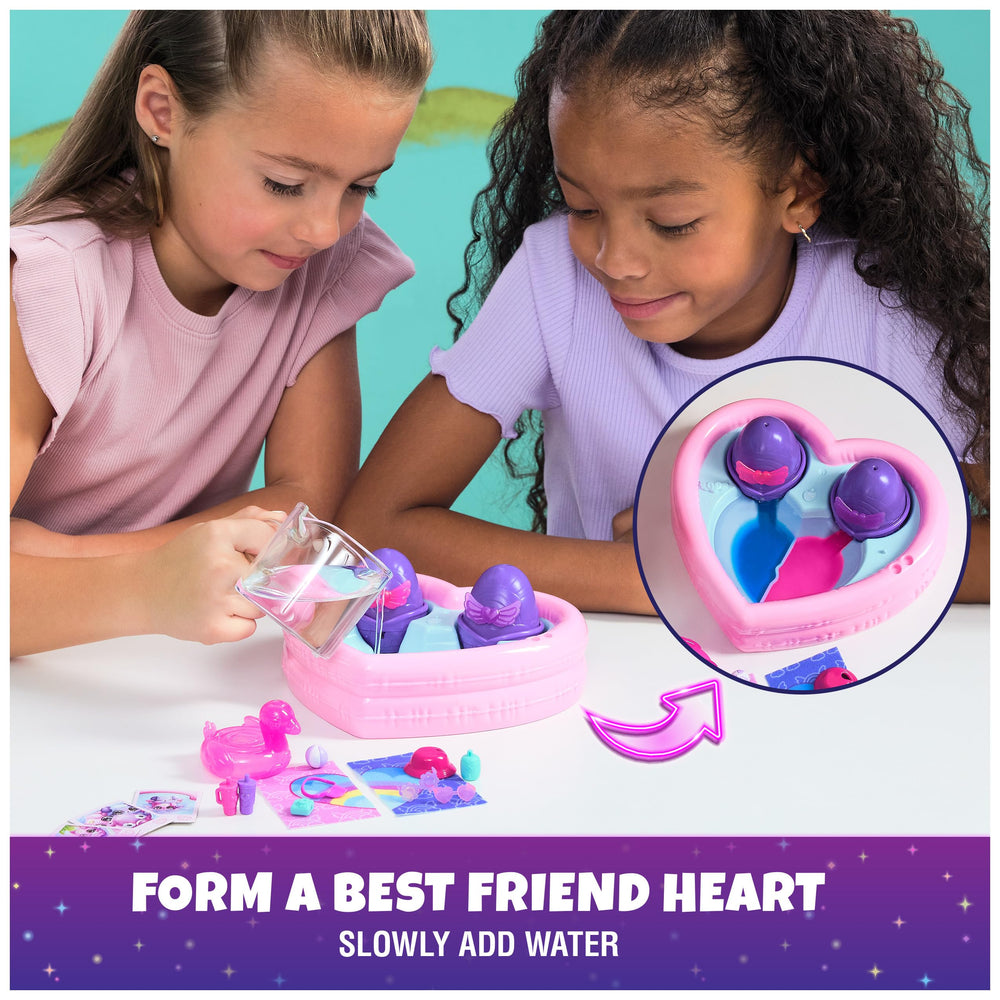 Hatchimals Alive Neon Rainbow Bestie wings removed before hatching