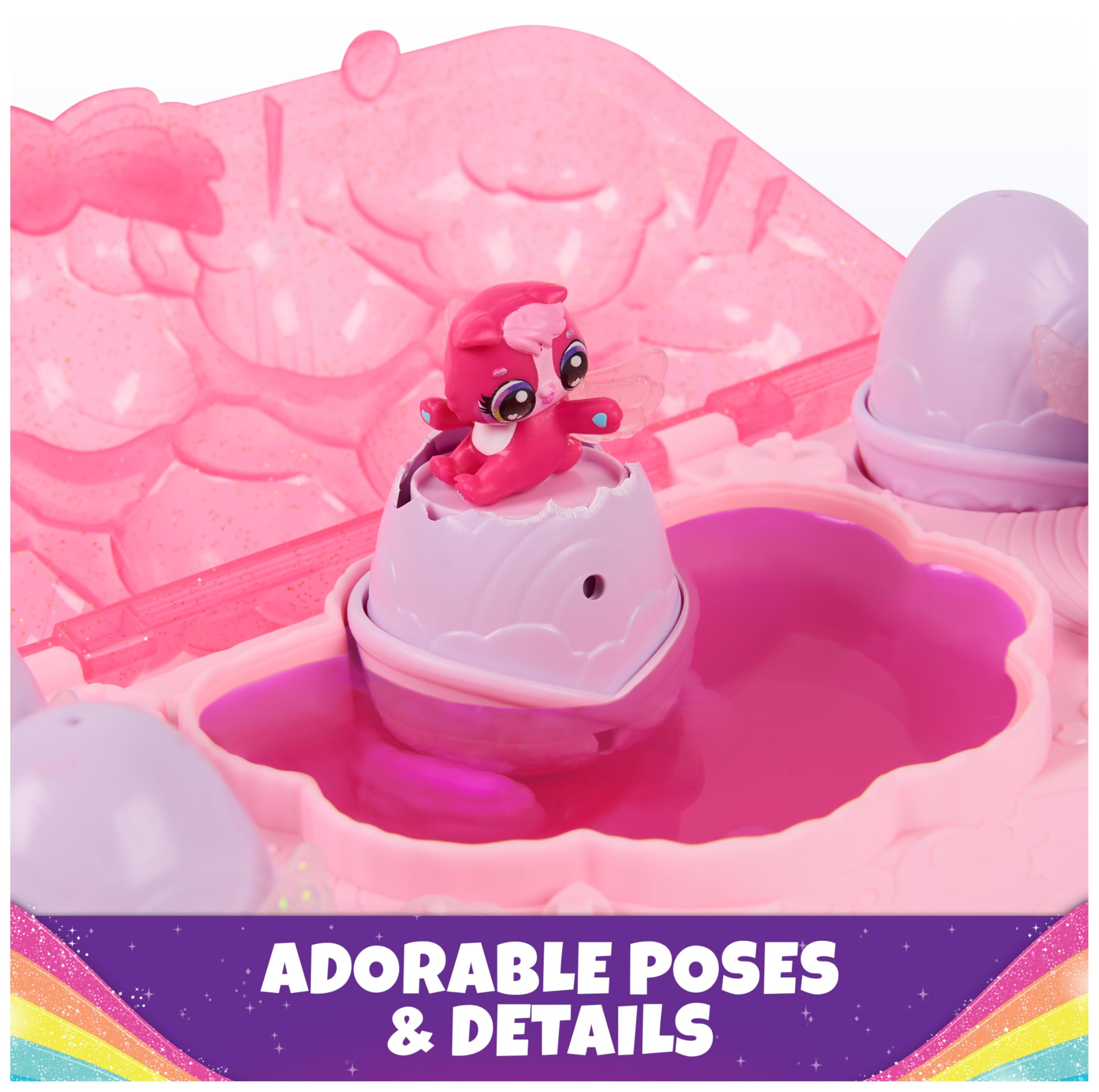 Hatchimals Alive Rainbow Splash Carton accessories pack ready for storytelling