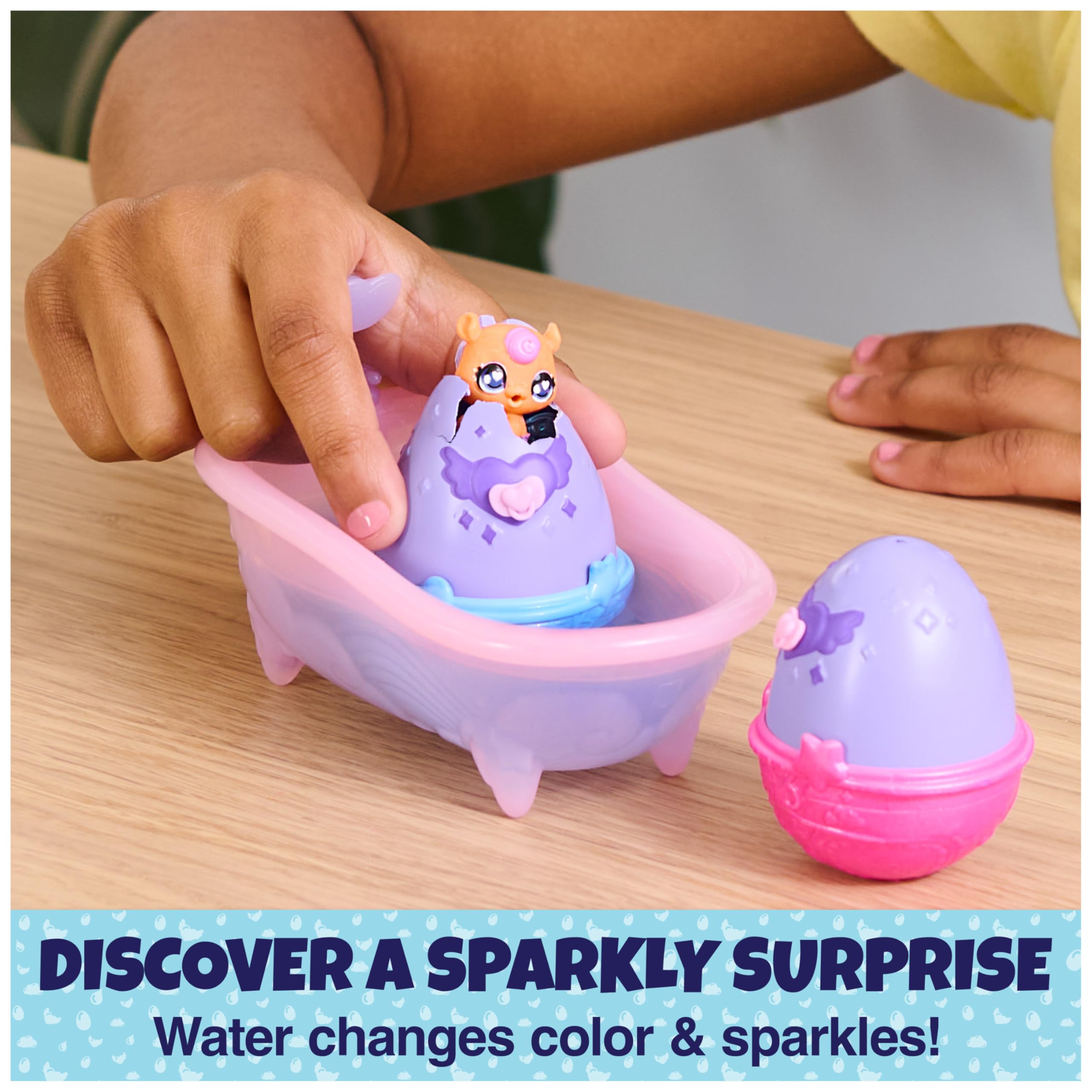 Hatchimals Alive self-hatching eggs show water-activated surprises for curious play