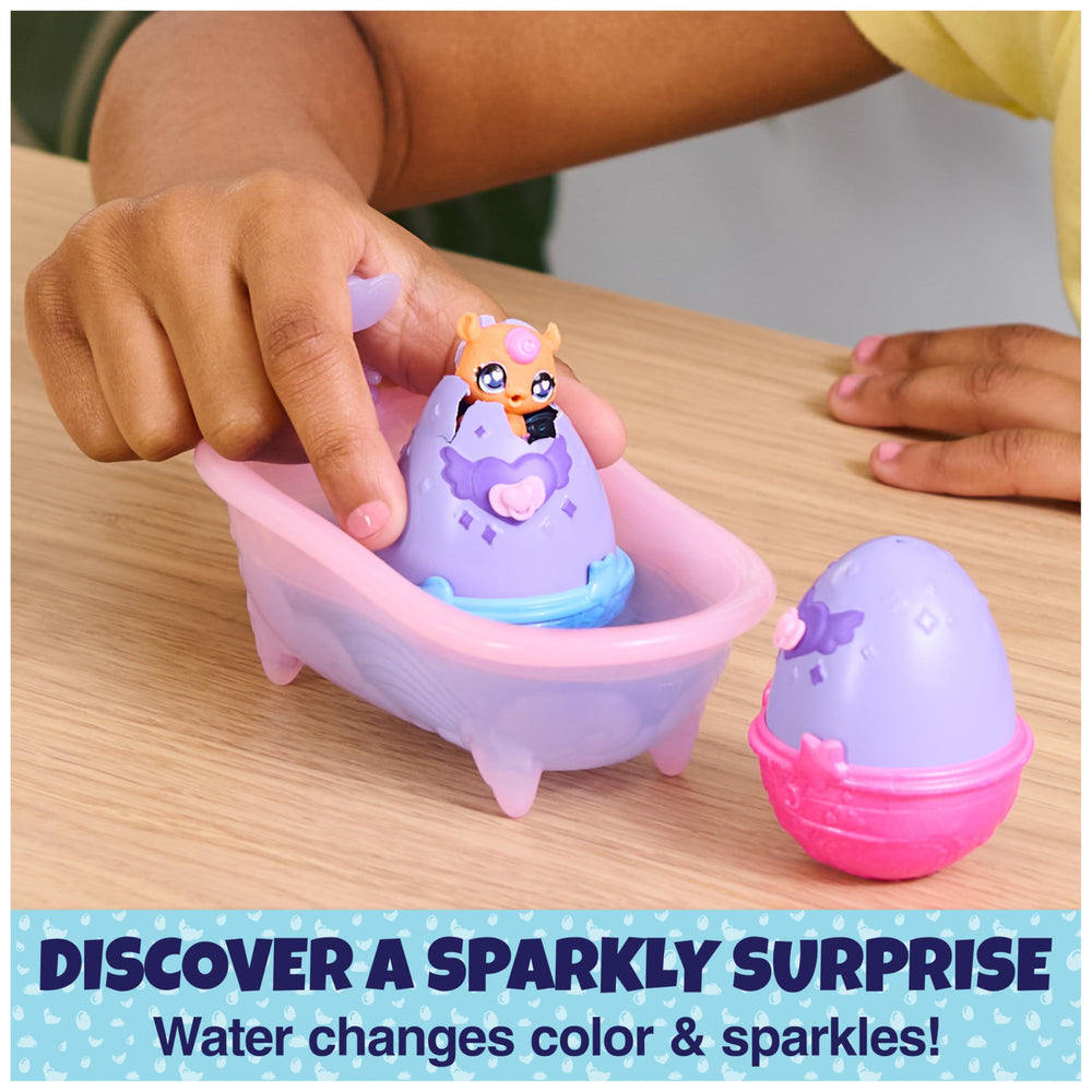 Hatchimals Alive self-hatching eggs show water-activated surprises for curious play