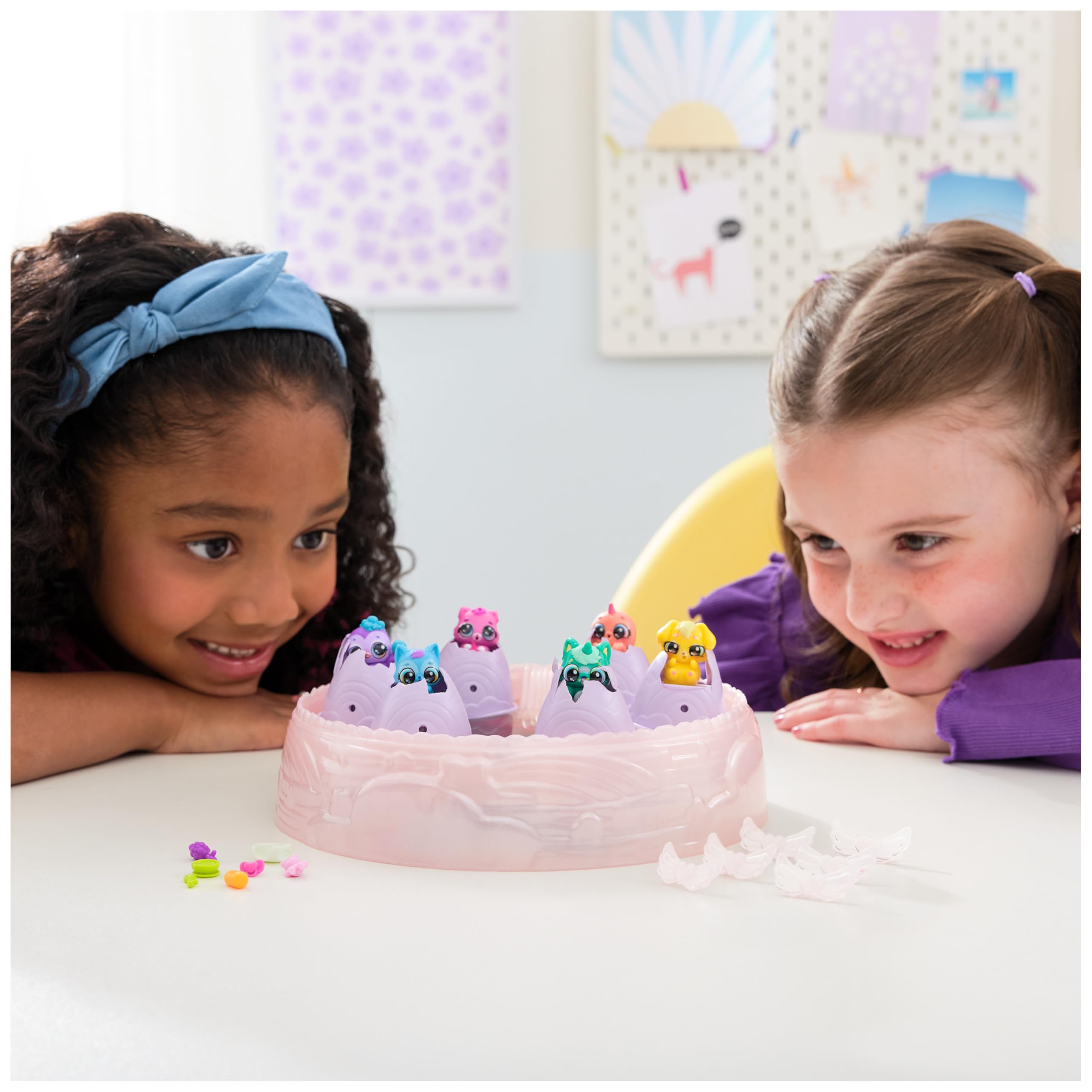 Hatchimals Alive color-changing water prompts rainbow hatch effect