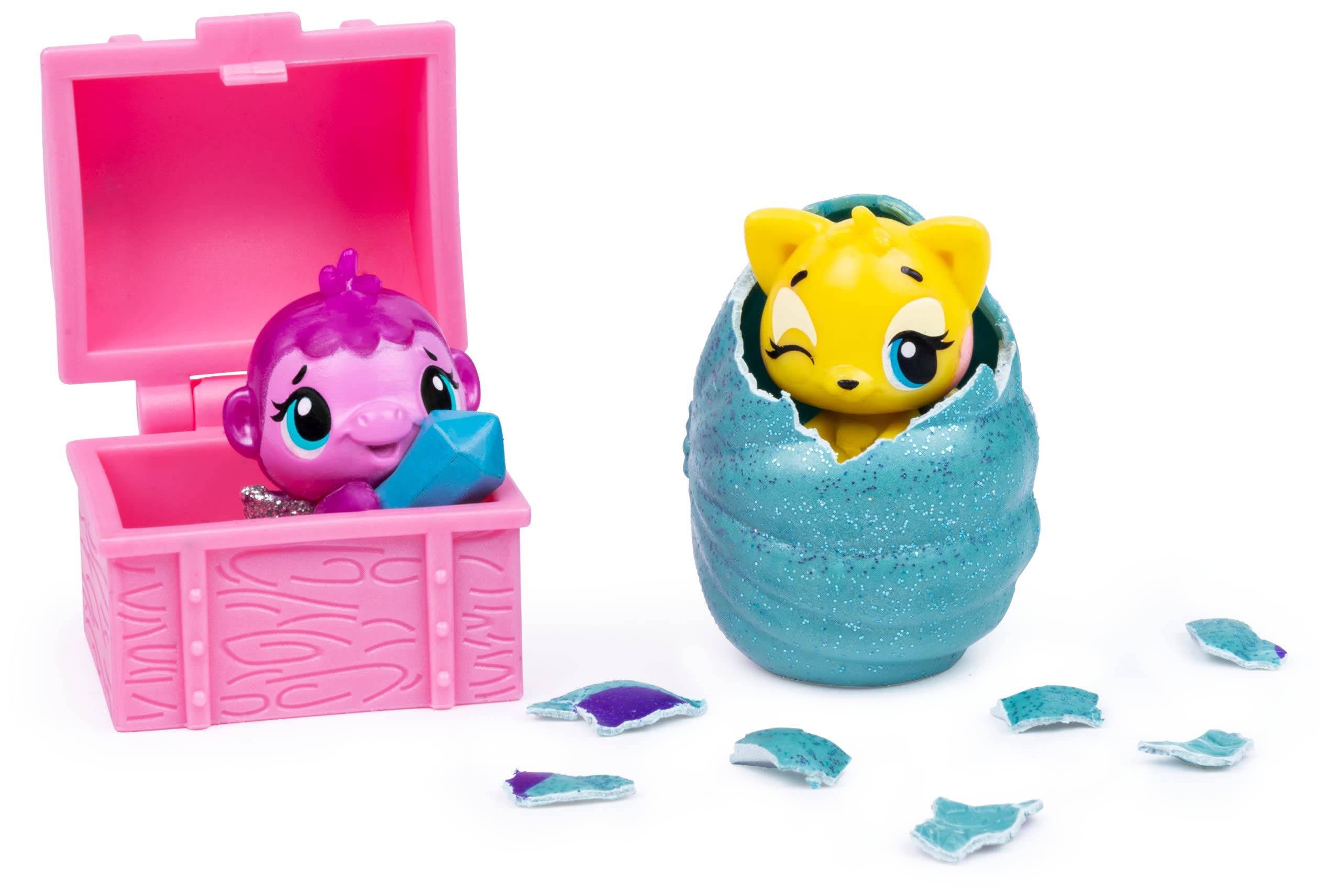 Hatchimals Coral Castle purple-pink wave supports action-filled play and quick transitions.