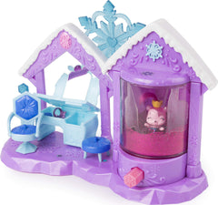 Accessory stand from the Glitter Salon displays and stores CollEGGtibles gear.