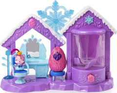 Hatchimals Glitter Salon glitterizer in action adding sparkle to CollEGGtibles.