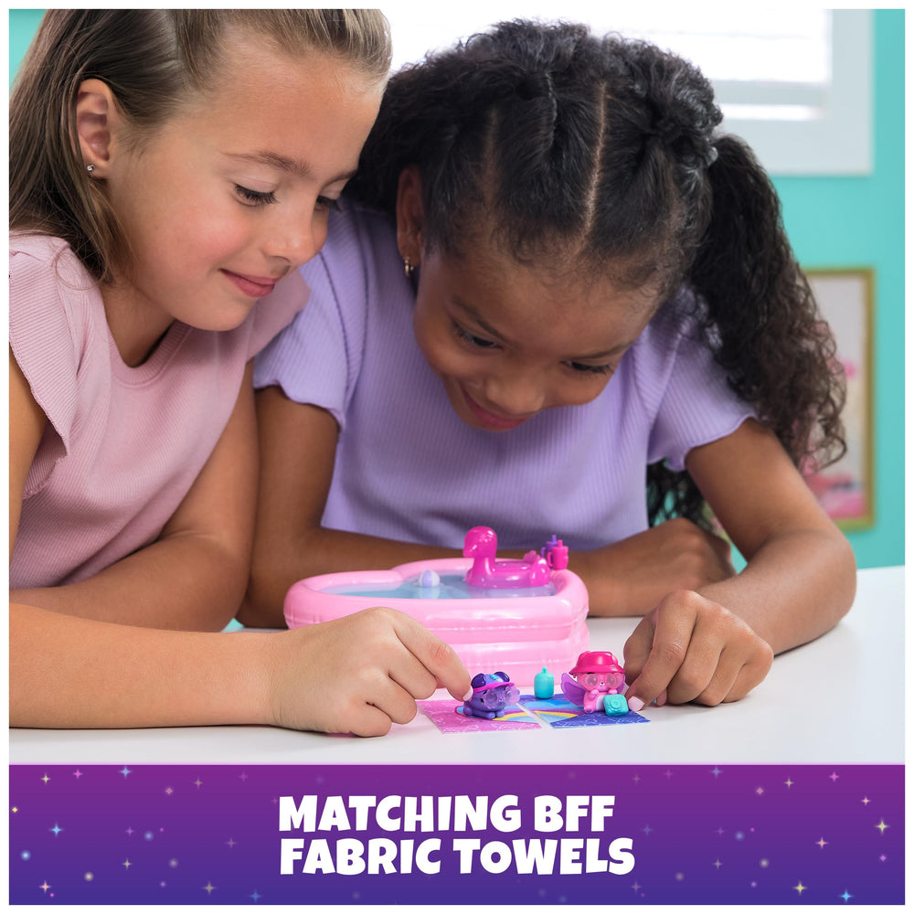 Hatchimals Neon Rainbow packaging shows easy setup and spare accessories