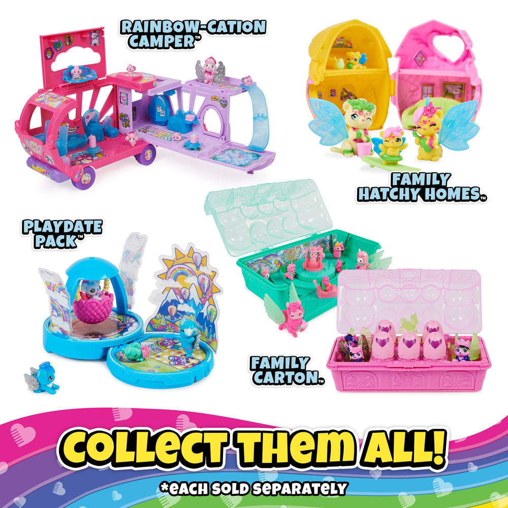 Hatchimals Rainbow-Cation Camper slide and pool for fun