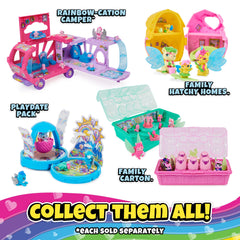 Hatchimals Rainbow-Cation Camper slide and pool for fun