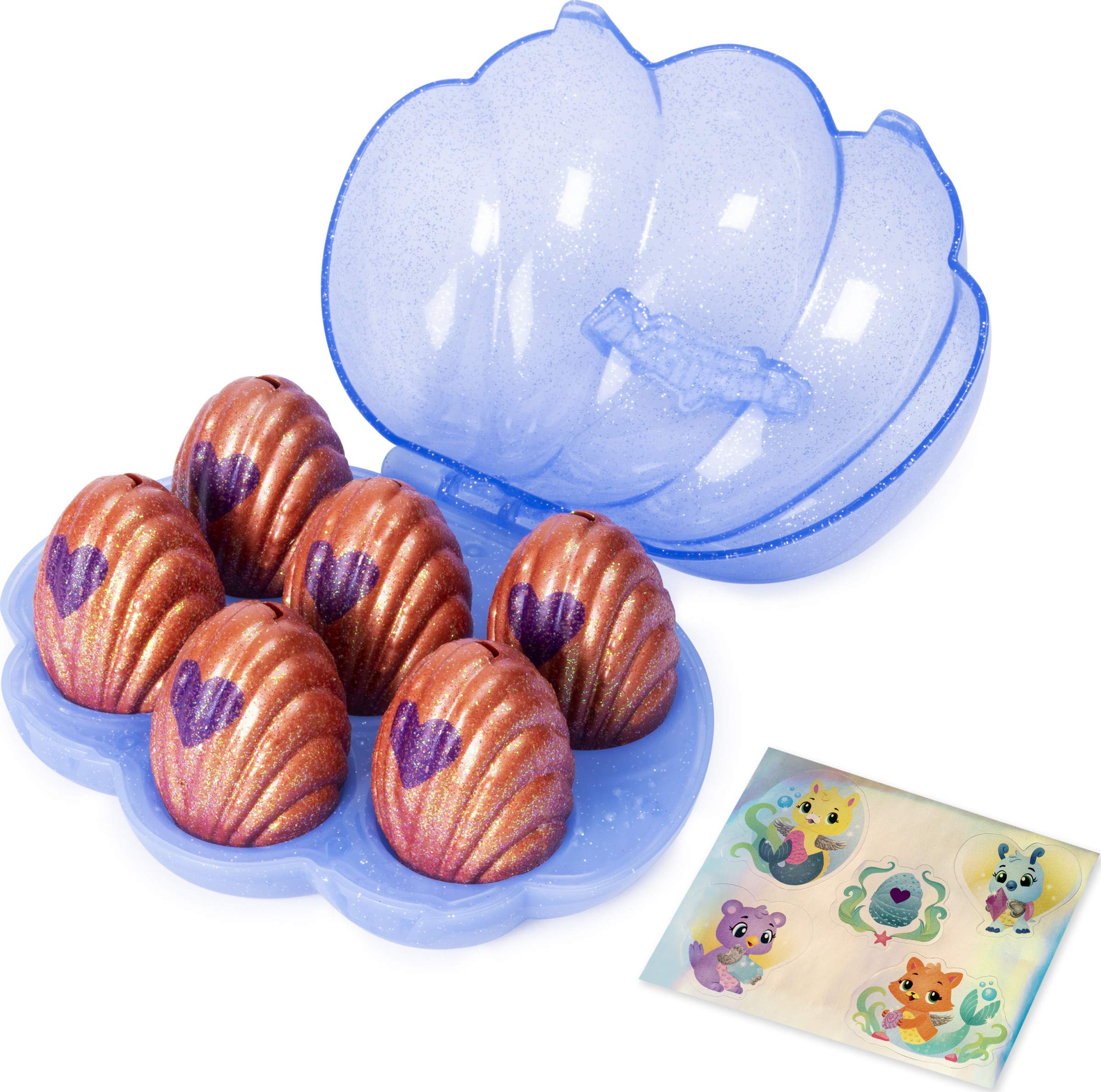 Hatchimals Sapphire Springs hatchlings emerge from cracked shells into cozy nests.