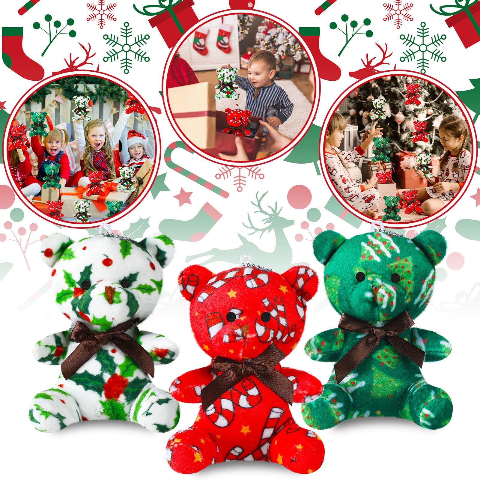 Haull Christmas mini bears gift-ready display ideas for events