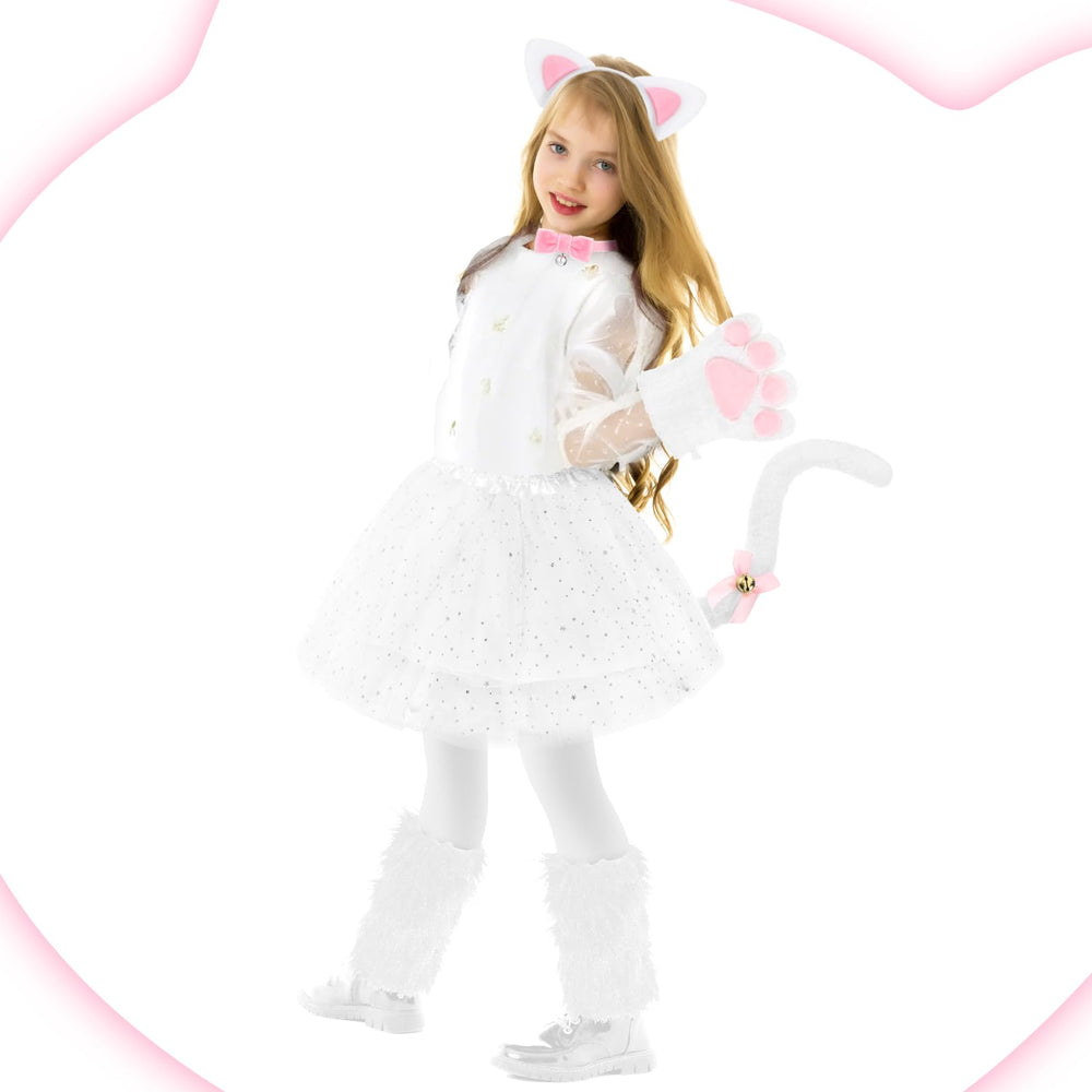 Haull pantyhose set completes a coordinated cat look