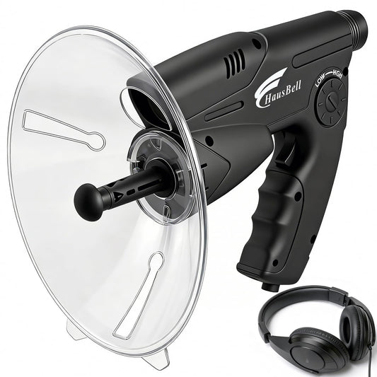 HAUSBELL parabolic listening device front view for focused wildlife listening