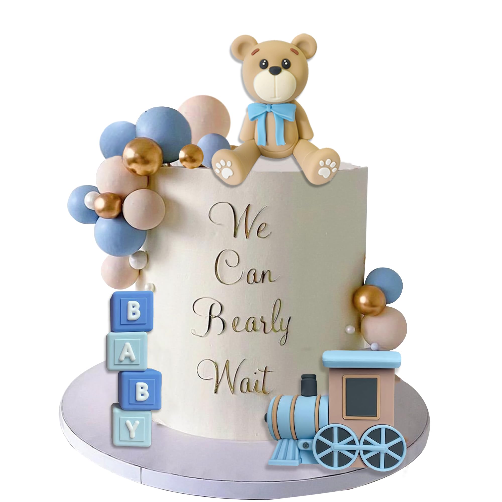 HAVAGDTM bear balls cake toppers add playful texture to desserts