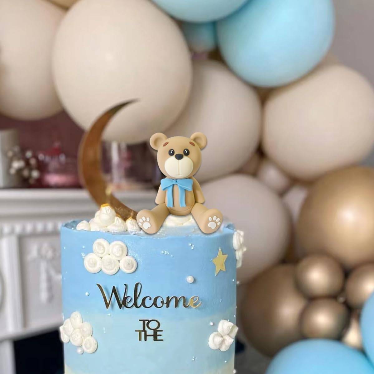 HAVAGDTM bear-theme party decor complements baby showers and birthdays