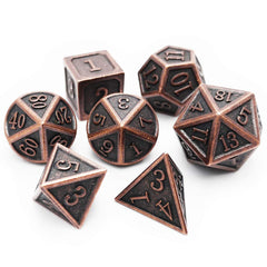 Haxtec antique copper DND D12 dice close-up for reliable tabletop sessions