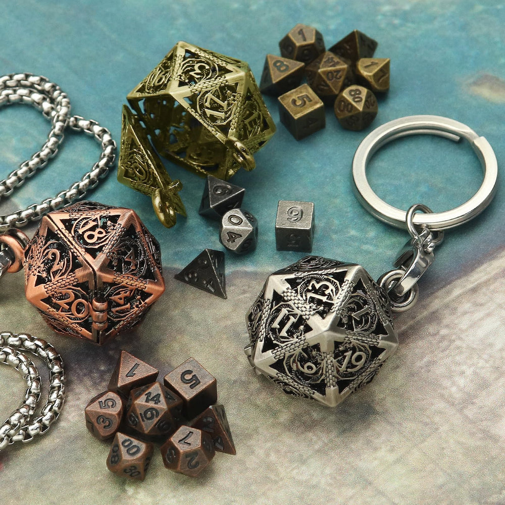 Haxtec blacksmith-style D&D dice design for RPG enthusiasts.
