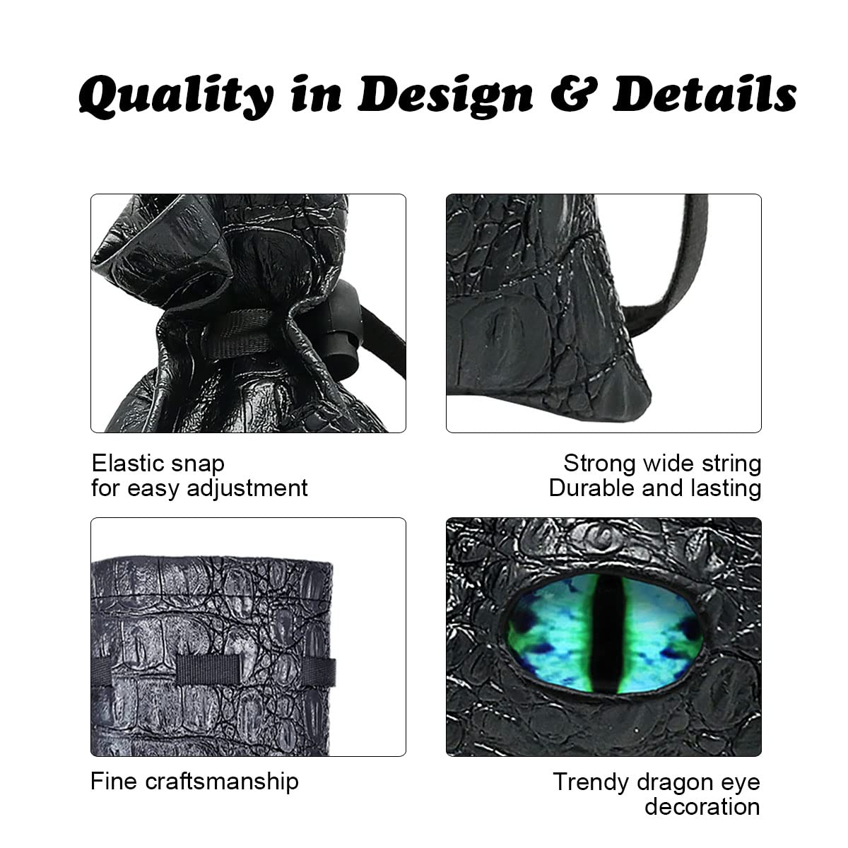 Haxtec Dragon Eye Dice Bag travel-friendly size for easy packing