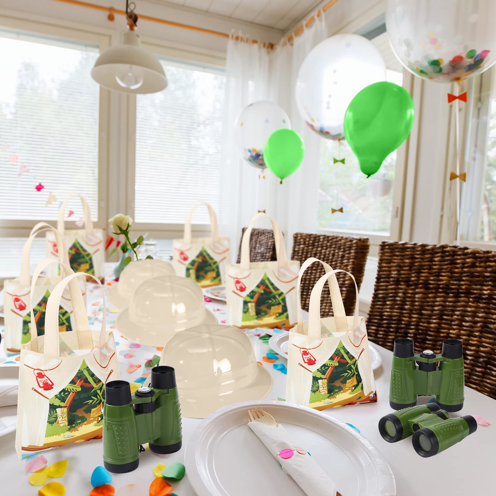 Haysandy adventure binoculars with compass, decorative and kid-safe.