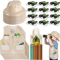Haysandy explorer hat beige for kids, comfortable wear during jungle-themed play.