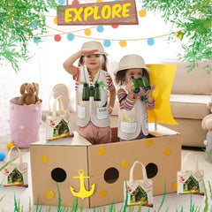 Haysandy kids in explorer costume, perfect for themed parties and school activities.