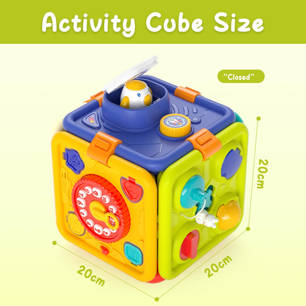 HAYXUN Busy Board lock and key promote focused, intentional play.