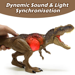 HAYXUN T. rex rampage movement toy encourages active play and basic motor skills