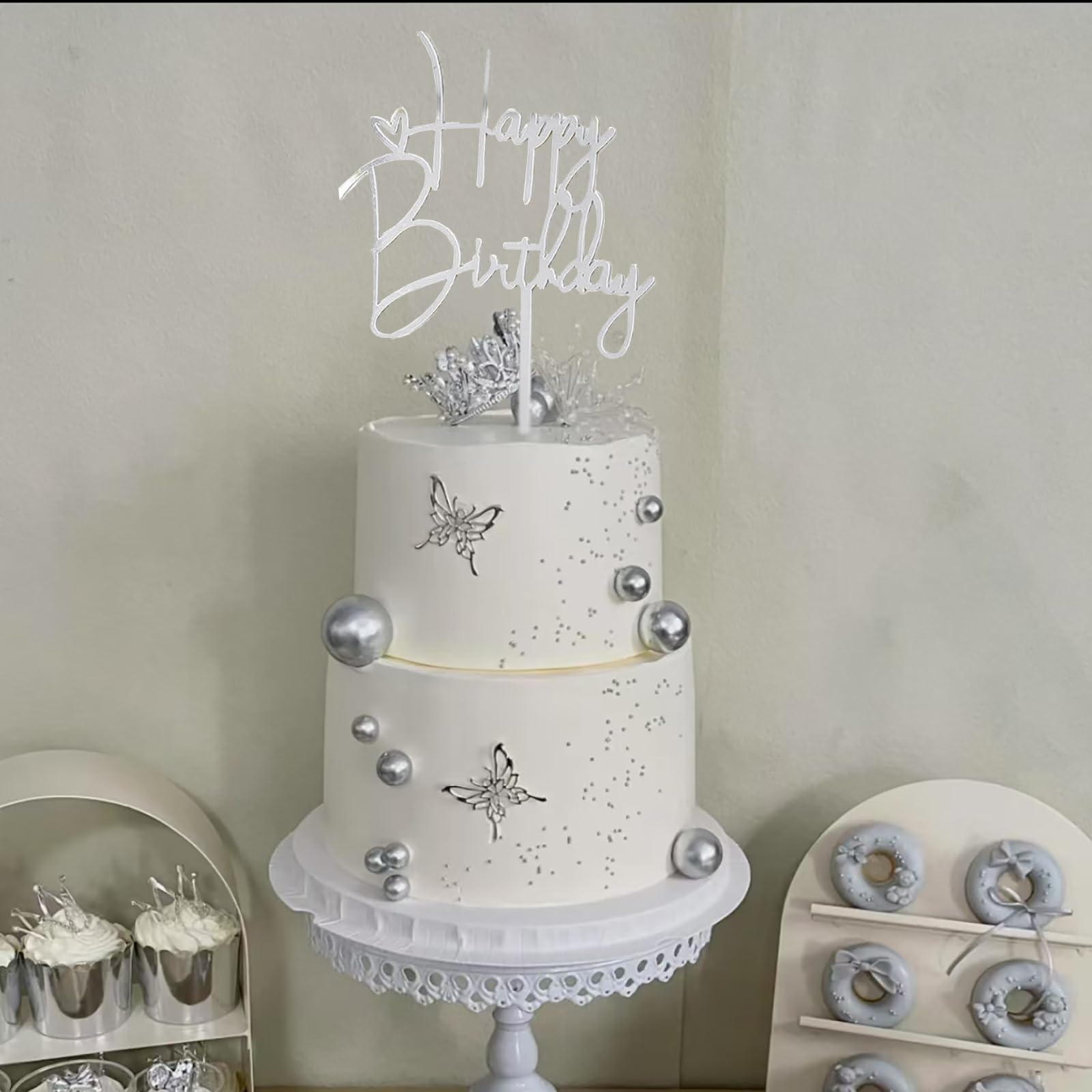 Hazyore durable acrylic toppers are built to be reused for future celebrations.