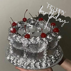Hazyore acrylic toppers provide durable, long lasting cake decor.
