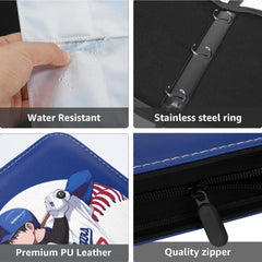 HBK reinforced stitching and zipper secure cards during transit