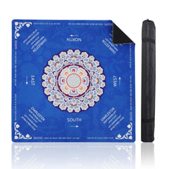 HBLEDOT Mahjong Mat with eye-catching design supports easy rule recall during games.