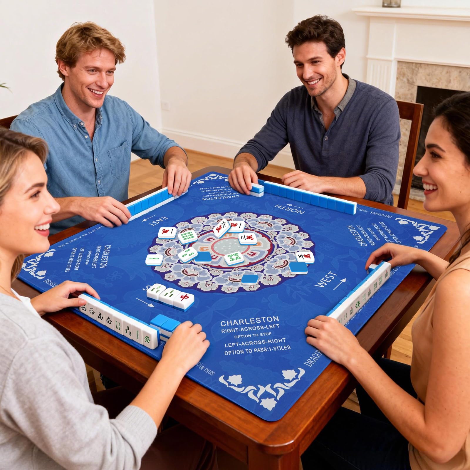 HBLEDOT anti-slip backing prevents sliding for steady turns.