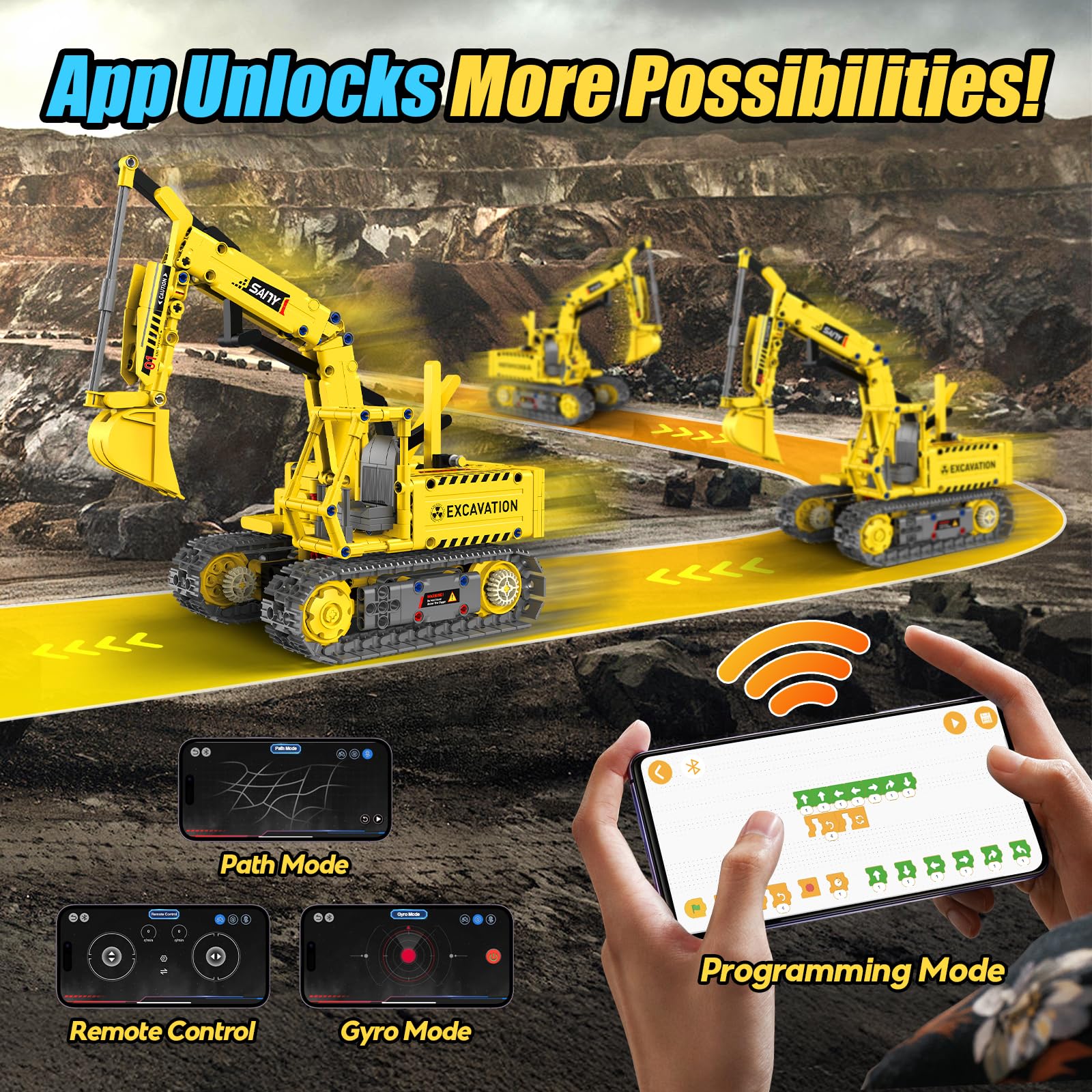 HBUDS app control interface demonstrates programmable fun and hands-on learning.