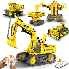 HBUDS robot building kit front view with colorful bricks supports early engineering curiosity.